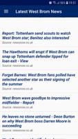 Latest West Brom News capture d'écran 1