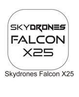 Skydrones Falcon X25 الملصق