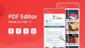 PDF Editor: Write on PDF poster