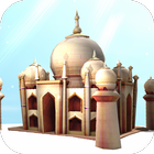 Inde Taj Mahal 3D icône