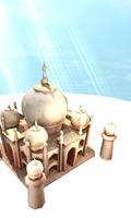 Inde Taj Mahal 3D Affiche