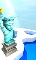 Statue of Liberty 3D poster