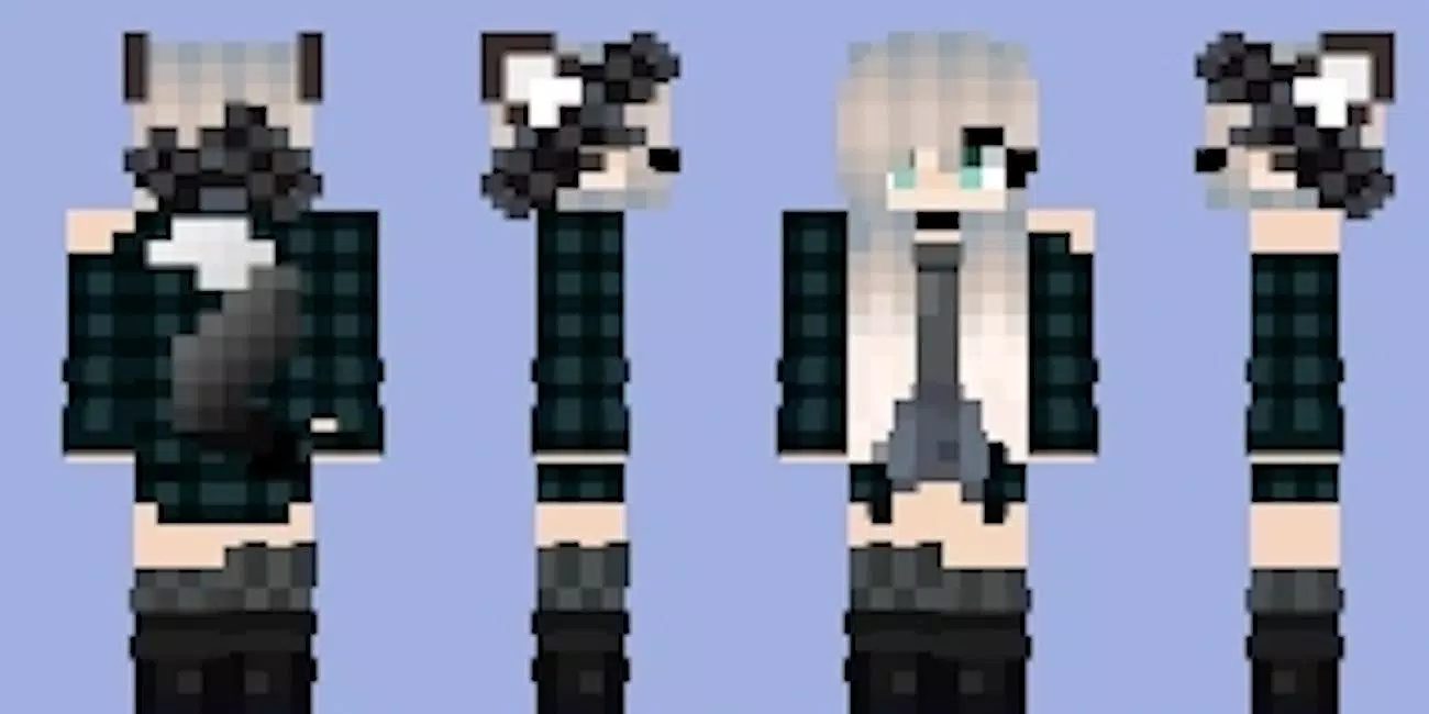 ender wolf girl  Minecraft Skins