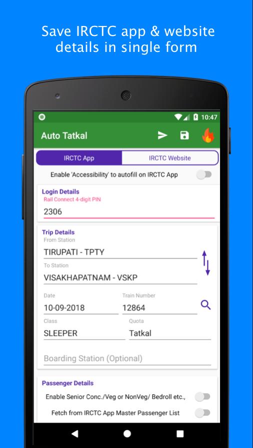 Tatkal ticket booking software, free download for pc windows 7 Tatkal ticket booking software, free download for pc windows 7