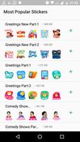 New Most Popular Indian Stickers - WAStickers APP ภาพหน้าจอ 1