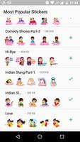 New Most Popular Indian Stickers - WAStickers APP ภาพหน้าจอ 2