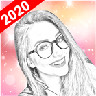 Pencil Sketch - Sparkle Effect - Photo Editor 2021 icon