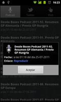 Desde Boxes Podcast الملصق