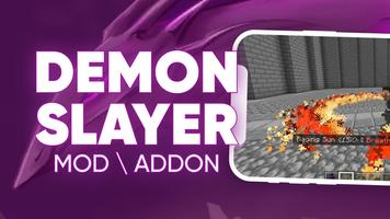 Demon Slayer map for Minecraft постер