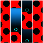 Piano Tiles Ladybug Noir 2 icon