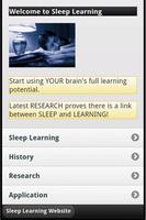 Sleep Learning Affiche