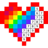 페인트 숫자 - 픽셀 별 색상 표시 아이콘