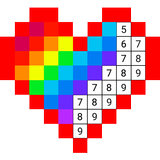 Пиксельная раскраска иконка