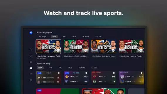 Sling: Live TV + Freestream