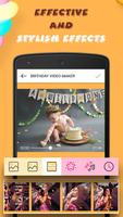 Video - Birthday Video Maker capture d'écran 3