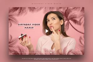 Video - Birthday Video Maker постер