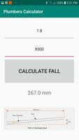 Plumbers Pipe Fall Calculator imagem de tela 1