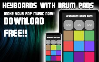 Poster Keyboards With Drum Pads