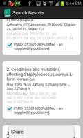 3 Schermata PubMed Search App