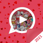 Stickers animados de amor para Whatsapp 2021 ikona