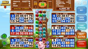 Bingo Little Farm Six Cards Plakat