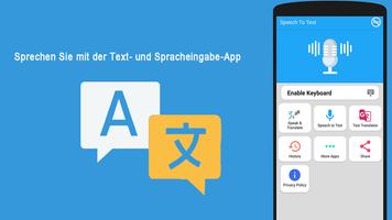 Sprechen und übersetzen Plakat