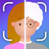 Face The Aging: Old me aging face - face scanner icône