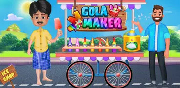 Indian Ice Gola Maker - Rainbow Ice Slush Maker