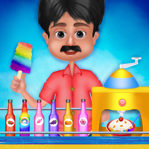 Indian Ice Gola Maker - Rainbow Ice Slush Maker