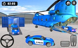 2 Schermata US Police Multi Level Transport Truck Driving Game
