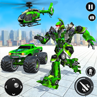 US Army Monster Truck Robot Transformation biểu tượng
