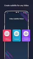 Video Subtitle Maker پوسٹر