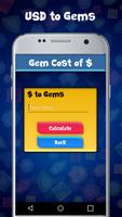 برنامه‌نما Unlimited Gems Calculator: Free Gems on Clash Clan عکس از صفحه