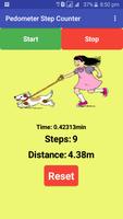 Pedometer Step Counter Affiche