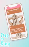 Hairstyles : hair braid step by step screenshot 2