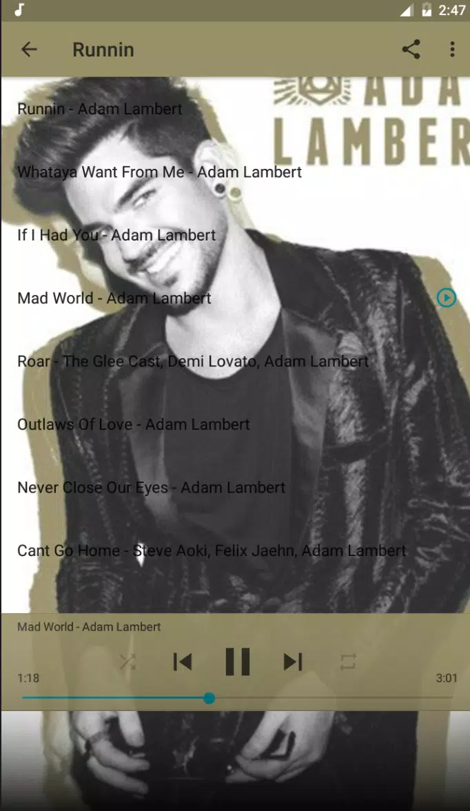 Adam Lambert Free Album Offline APK for Android Download