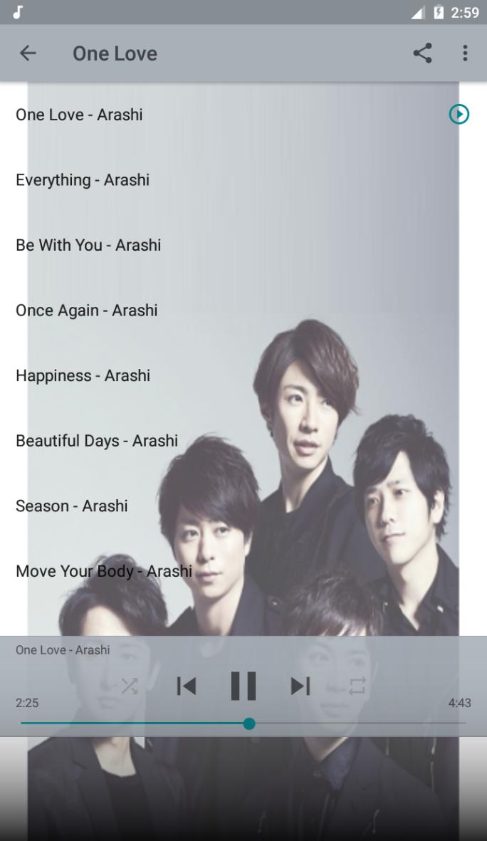 Android 用の Arashi Best Of Music Apk をダウンロード