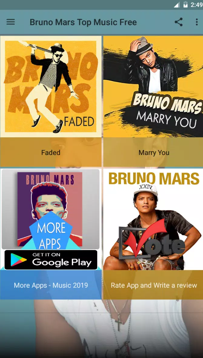 Bruno Mars Top Music Free APK for Android Download