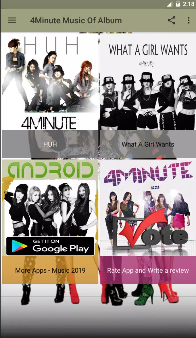 4Minute Music Of Album APK for Android Download