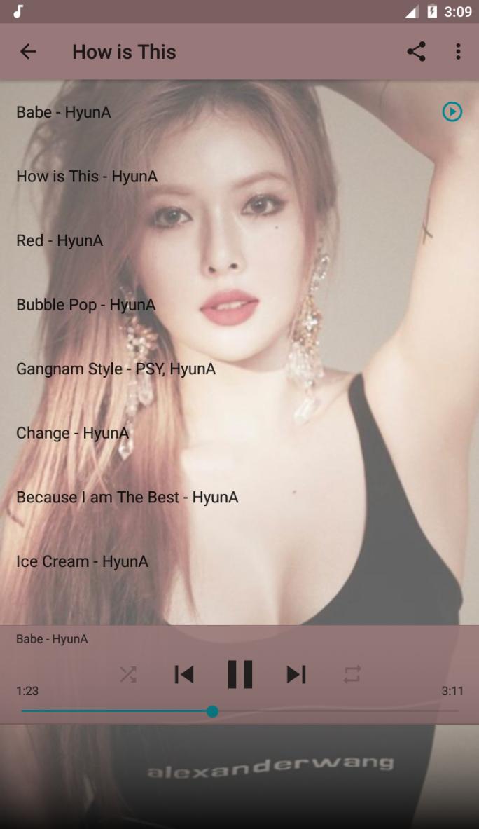 HyunA Music Of Album APK for Android Download