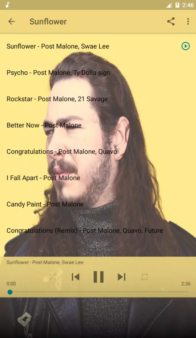 Post Malone Music Of Album APK for Android Download