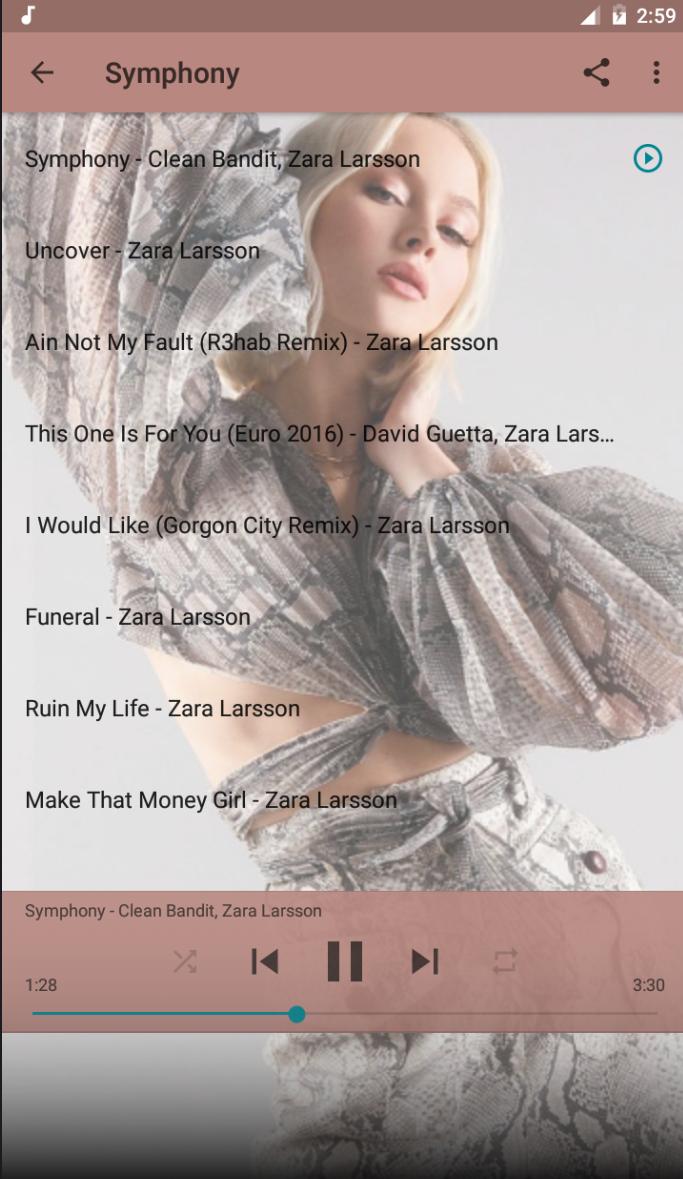 Zara Larsson Album Of Music for Android - APK Download