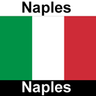 Neapel Touristische Karte Zeichen