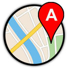 Full GPS Maps : Konum Kaydet & Paylaş simgesi