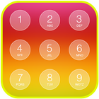 Folding Keypad Lock Screen Zeichen