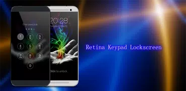 Retina Keypad Lockscreen