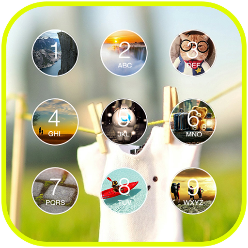 Password Keypad Lock Screen