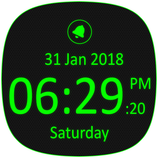Smart Digital Clock with Live Wallpaper & Alarm