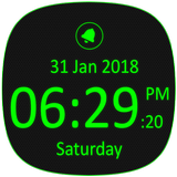 Smart Digital Clock with Live Wallpaper & Alarm simgesi