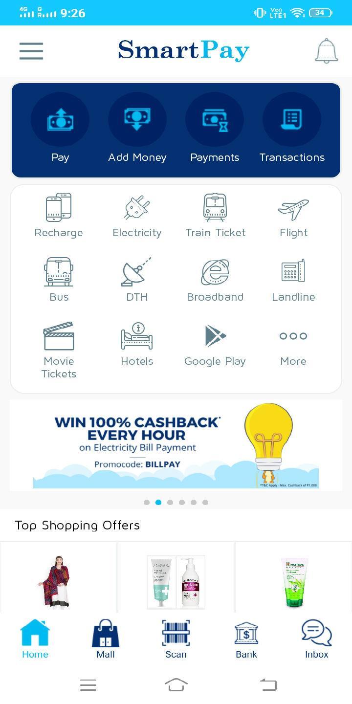 Smart Pay Mobile Wallet Recharge Money Transfer For Android Smart Pay Mobile Wallet Recharge